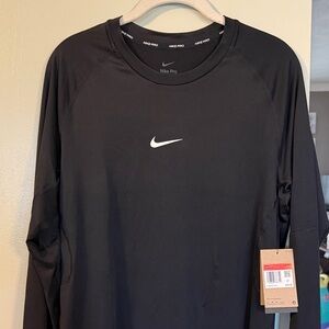 Nike Pro Dri-Fit Men's Long Sleeve Black Tee